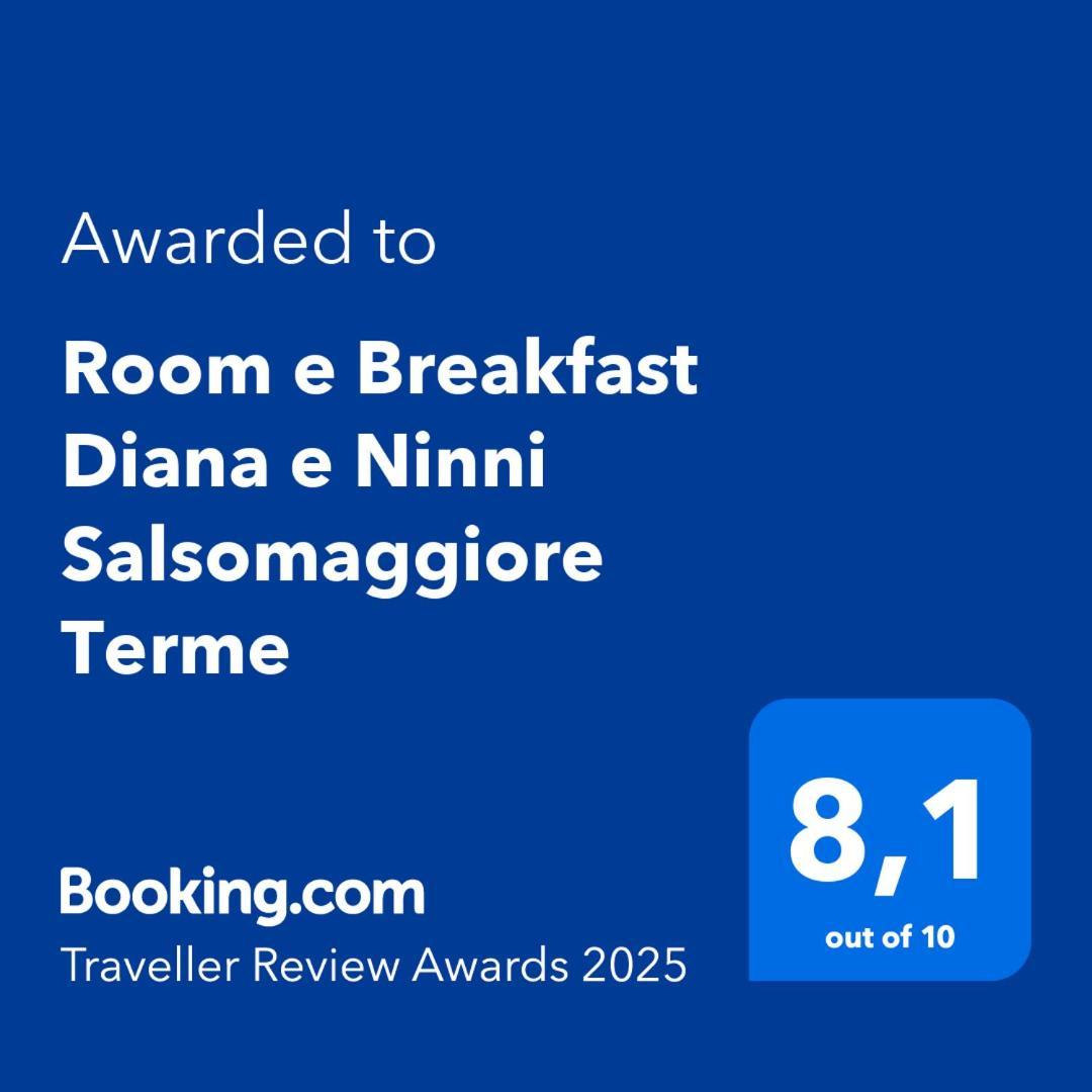 Room E Breakfast Diana E Ninni Salsomaggiore Terme Exteriör bild